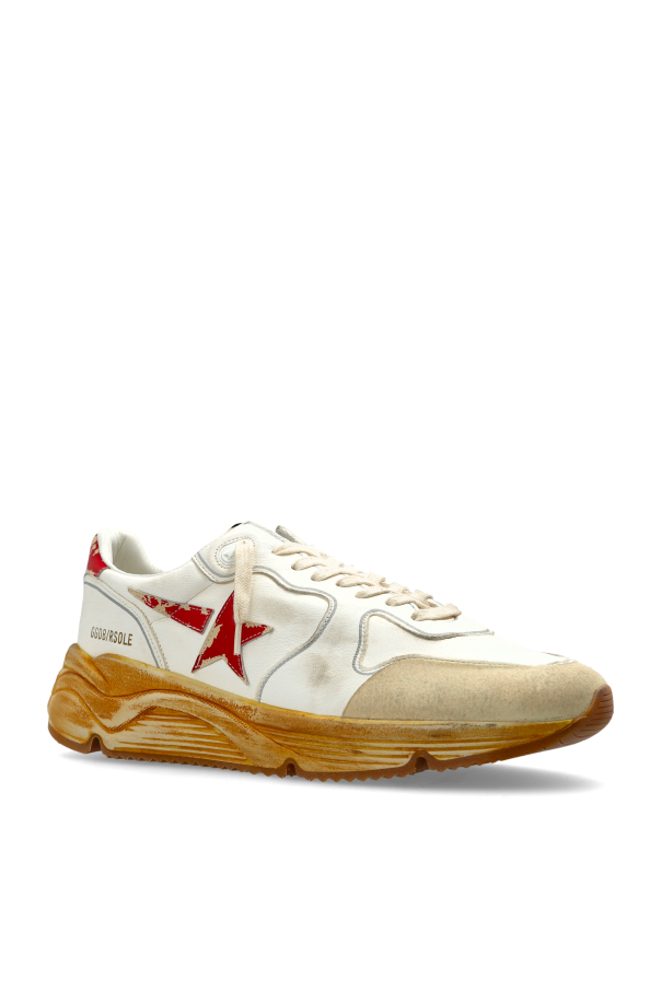 Golden Goose WHITE ‘Running Sole’ sports shoes 4