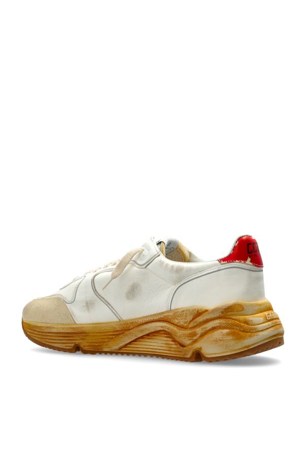 Golden Goose WHITE ‘Running Sole’ sports shoes 5