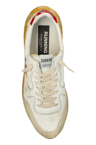 Golden Goose WHITE ‘Running Sole’ sports shoes 6