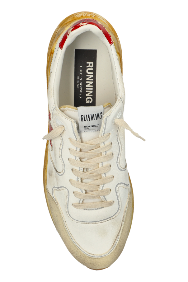Golden Goose WHITE ‘Running Sole’ sports shoes 6