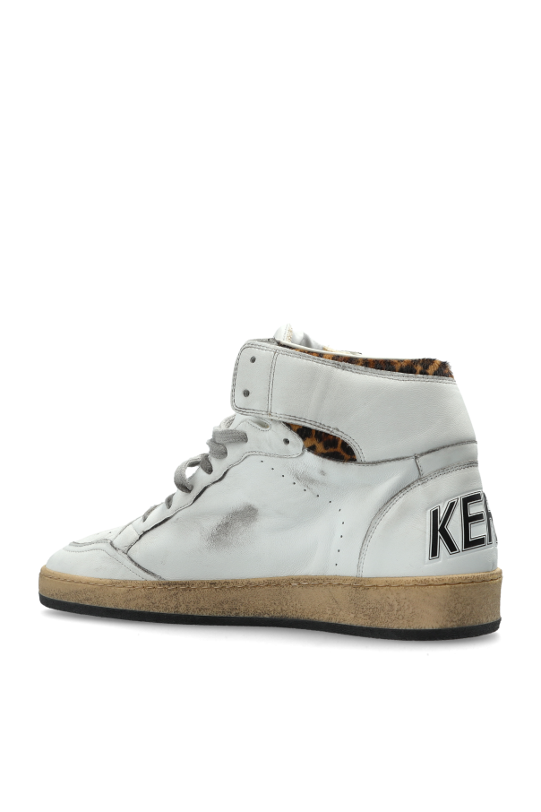 Golden Goose WHITE ‘Sky Star’ sports shoes above the ankle 5