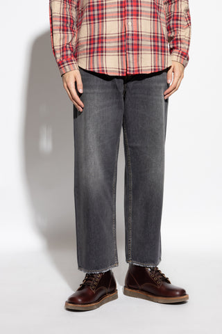 Golden Goose GREY Wide-leg jeans 3