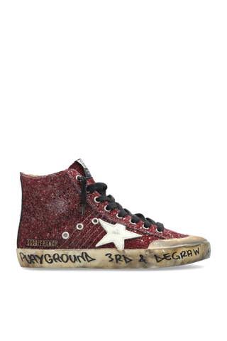 Golden Goose BURGUNDY ‘Francy Penstar Classic’ sports shoes 1