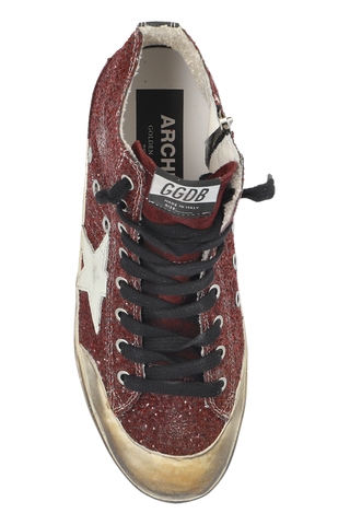 Golden Goose BURGUNDY ‘Francy Penstar Classic’ sports shoes 5