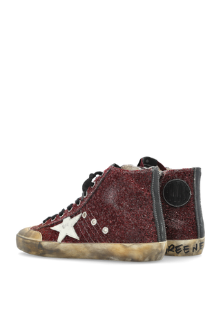 Golden Goose BURGUNDY ‘Francy Penstar Classic’ sports shoes 6