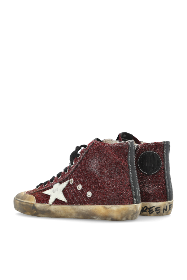 Golden Goose BURGUNDY ‘Francy Penstar Classic’ sports shoes 6
