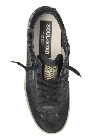 Golden Goose BLACK 'Soul Star' sports shoes 6