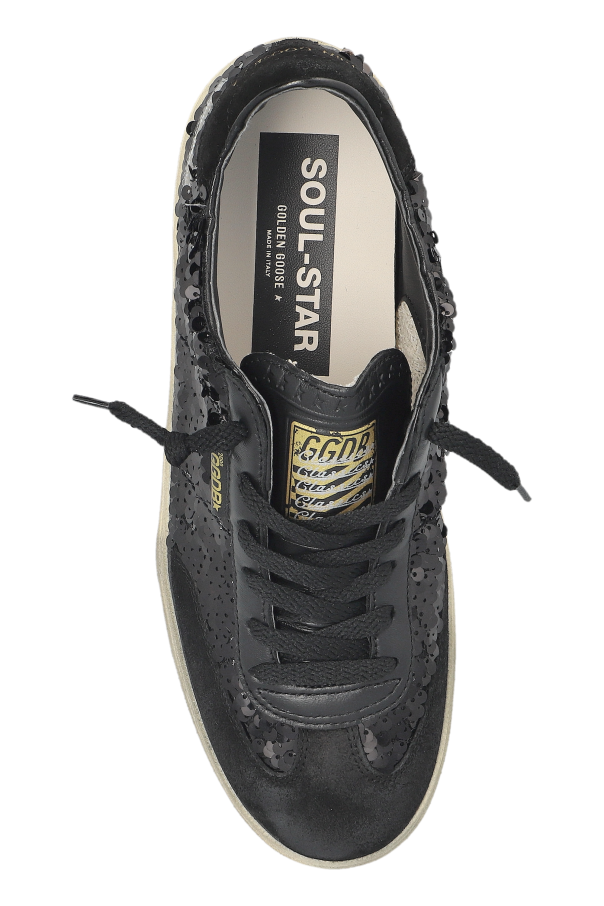 Golden Goose BLACK 'Soul Star' sports shoes 6