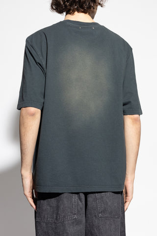 Golden Goose GREY T-shirt with vintage effect 4