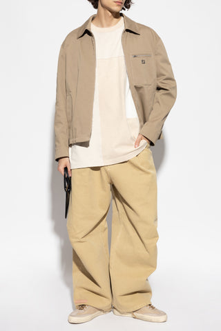 Golden Goose cream T-shirt with a vintage effect 2
