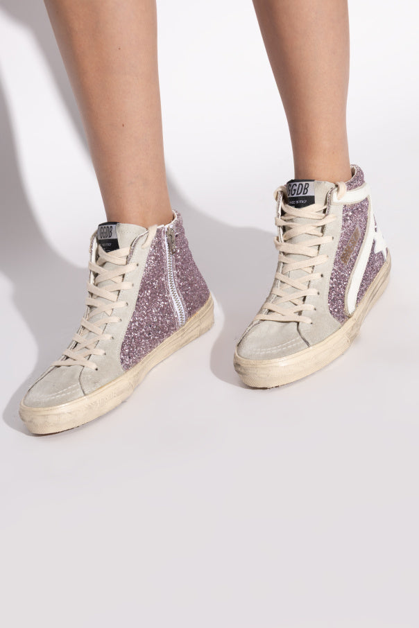 Golden Goose PURPLE "SLIDE CLASSIC" sports shoes 2