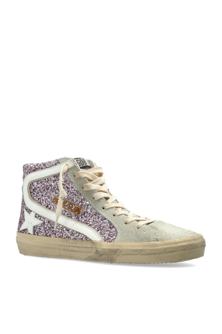 Golden Goose PURPLE "SLIDE CLASSIC" sports shoes 4
