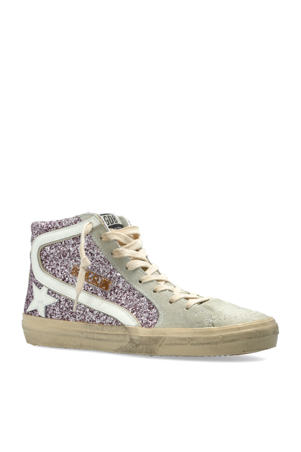 Golden Goose PURPLE "SLIDE CLASSIC" sports shoes 4