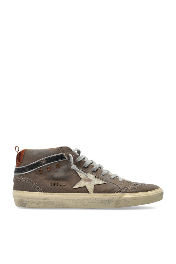 Golden Goose GREY "Mid Star Classic" sports shoes 1