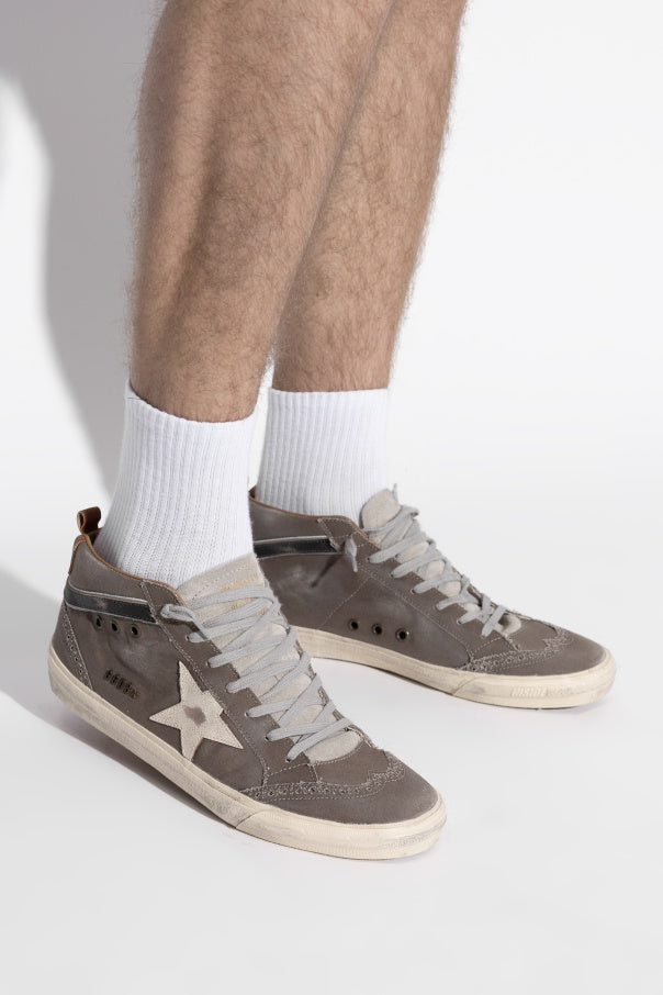 Golden Goose GREY "Mid Star Classic" sports shoes 2