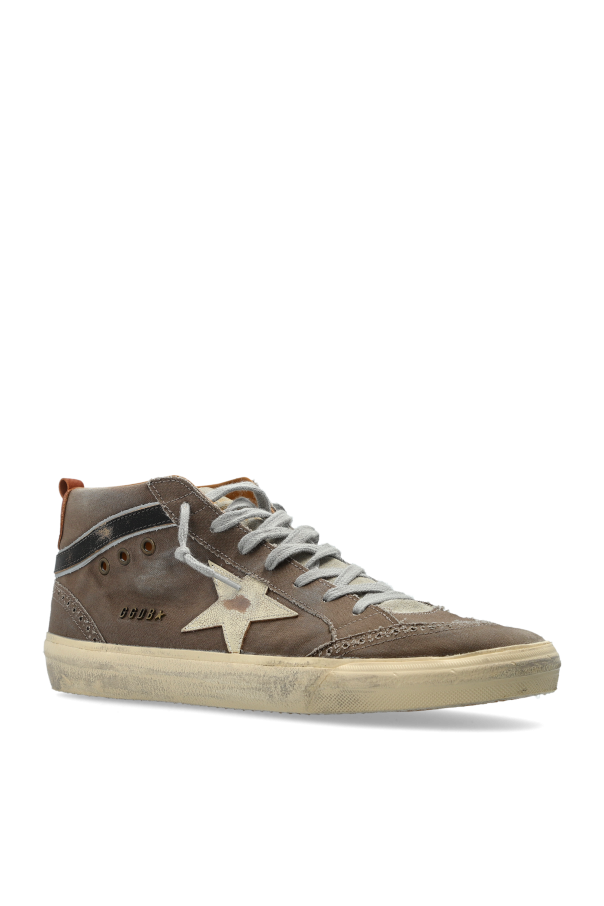 Golden Goose GREY "Mid Star Classic" sports shoes 4