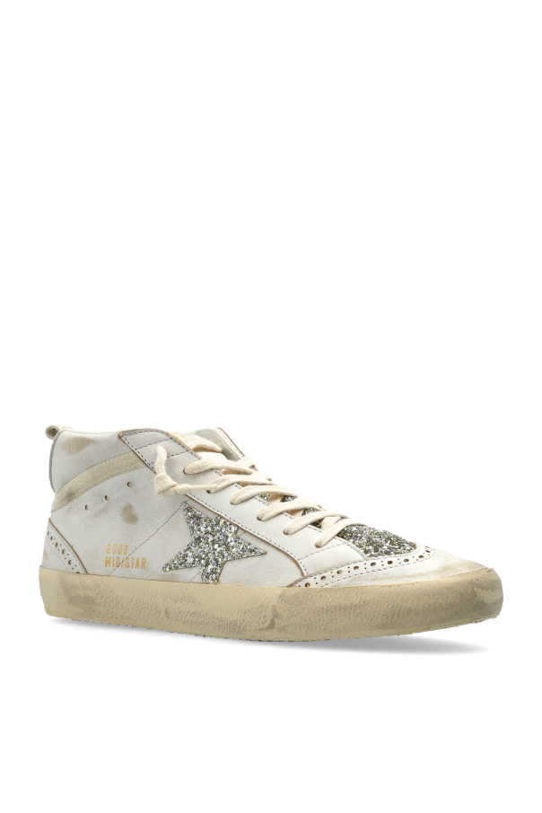Golden Goose cream "Mid Star Classic" sports shoes 4