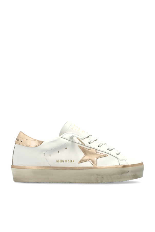 Golden Goose WHITE Hi Star Classic With List sneakers 1