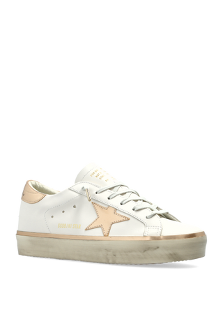 Golden Goose WHITE Hi Star Classic With List sneakers 4