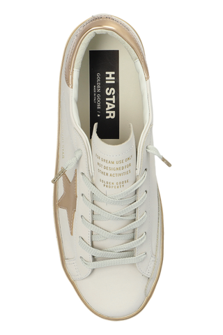 Golden Goose WHITE Hi Star Classic With List sneakers 6