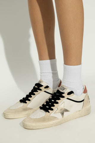 Golden Goose cream "Ball Star" sports shoes 2