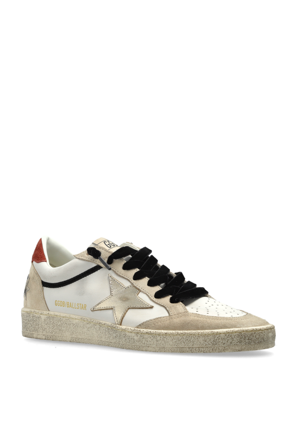 Golden Goose cream "Ball Star" sports shoes 4