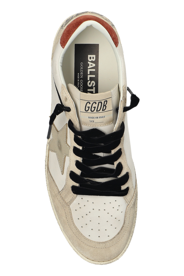Golden Goose cream "Ball Star" sports shoes 6