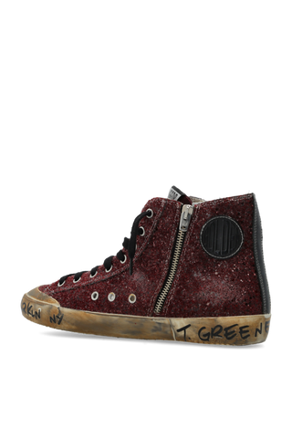 Golden Goose BURGUNDY "Francy Penstar Classic" sports shoes 5