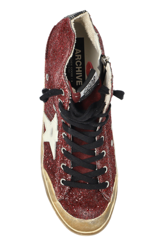 Golden Goose BURGUNDY "Francy Penstar Classic" sports shoes 6