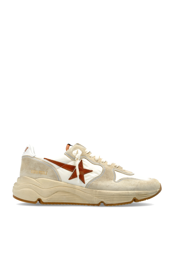 Golden Goose beige "Running Sole" sports shoes 1