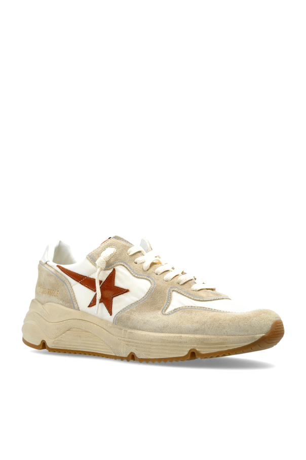 Golden Goose beige "Running Sole" sports shoes 4
