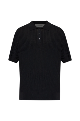 Golden Goose BLACK Striped polo 1