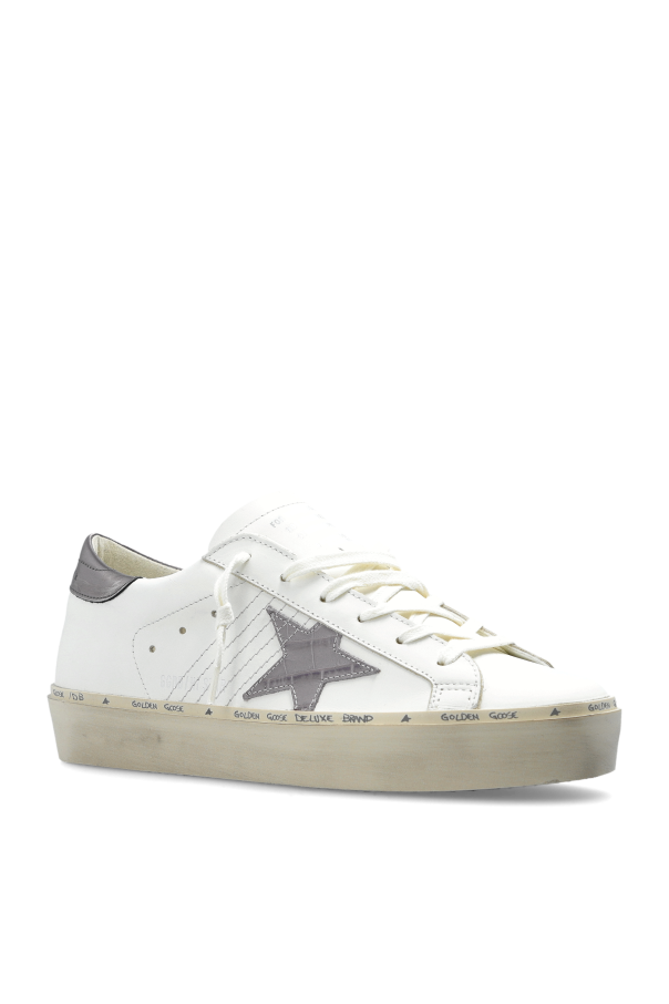 Golden Goose WHITE "Hi Star Classic With List" sports shoes 4