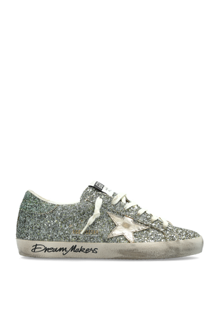 Golden Goose SILVER ‘Super-Star classic with list’ sports shoes 1