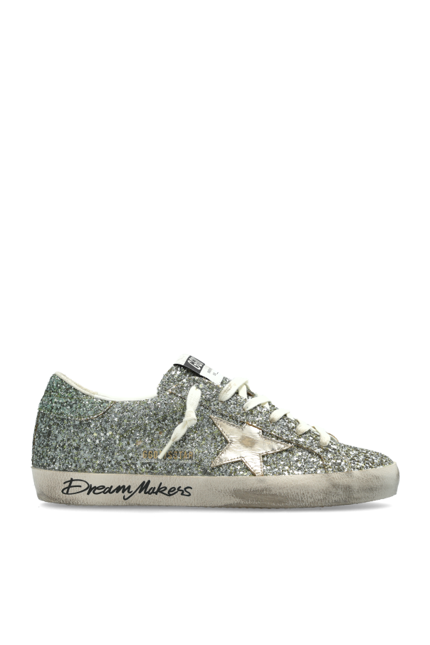 Golden Goose SILVER ‘Super-Star classic with list’ sports shoes 1