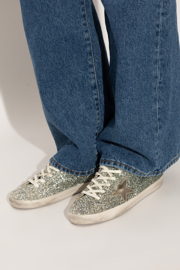 Golden Goose SILVER ‘Super-Star classic with list’ sports shoes 2
