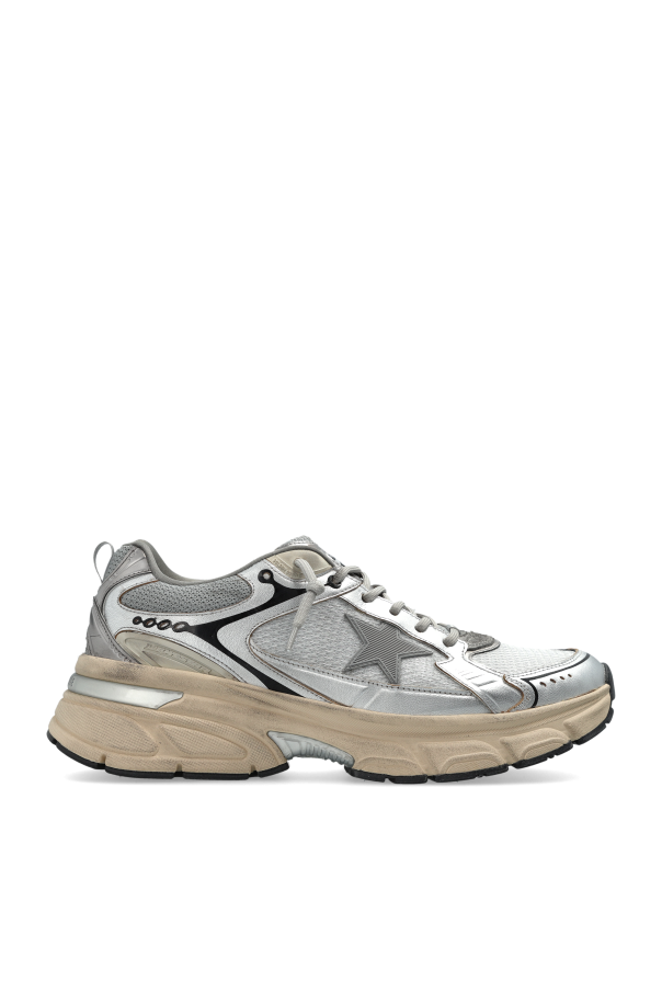Golden Goose SILVER ‘Lightstar’ sports shoes 1