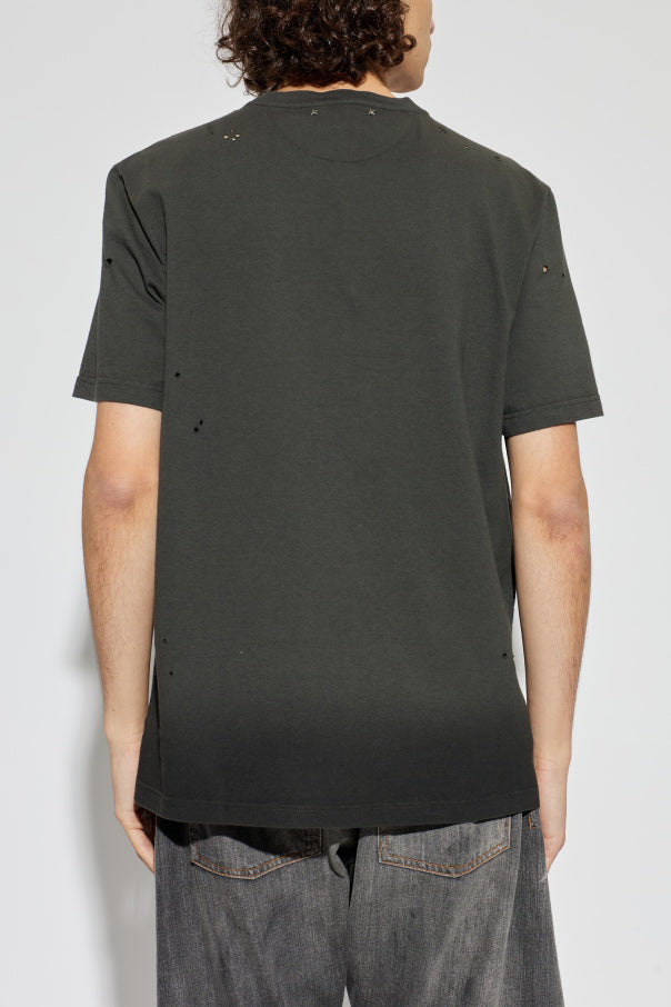 Golden Goose GREY Cotton polo 4