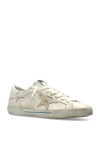 Golden Goose WHITE ‘Super-Star half foxing front and’ sports shoes 4