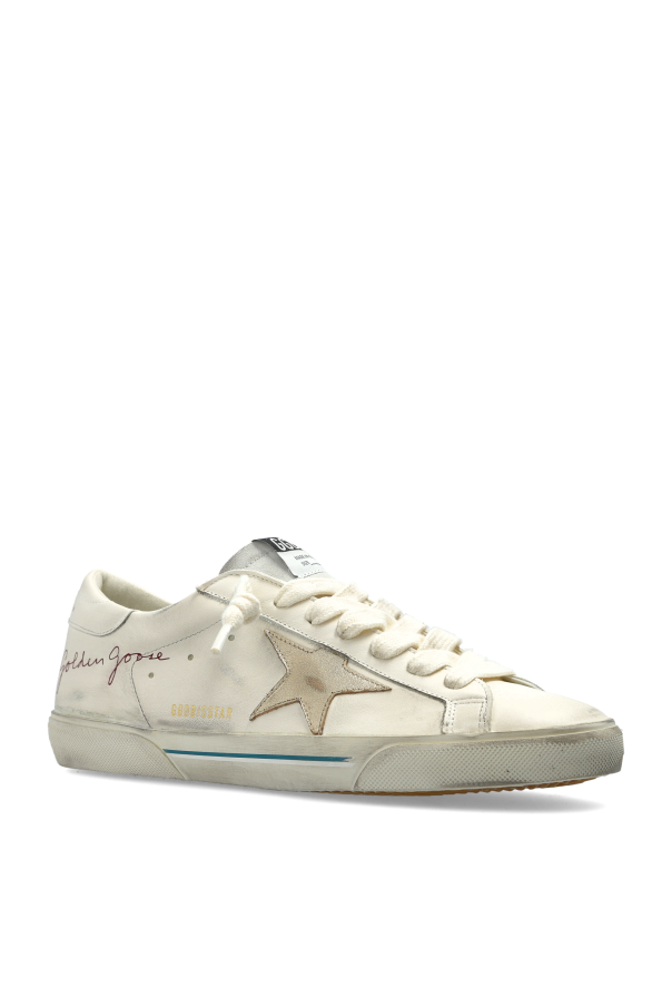 Golden Goose WHITE ‘Super-Star half foxing front and’ sports shoes 4