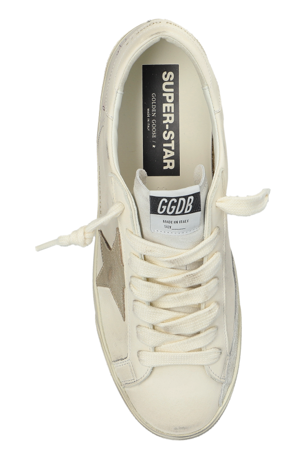 Golden Goose WHITE ‘Super-Star half foxing front and’ sports shoes 6