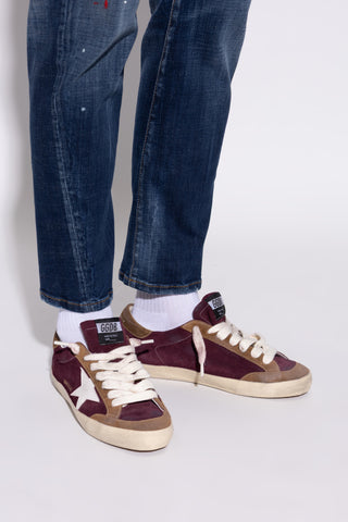 Golden Goose BURGUNDY ‘Super-Star penstar classic with’ sports shoes 2
