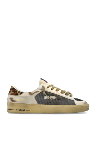 Golden Goose cream ‘Stardan under net star’ sports shoes 1