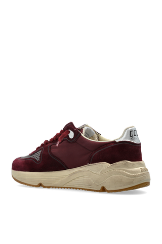 Golden Goose BURGUNDY "Running Sole with printed star" sports shoes 5