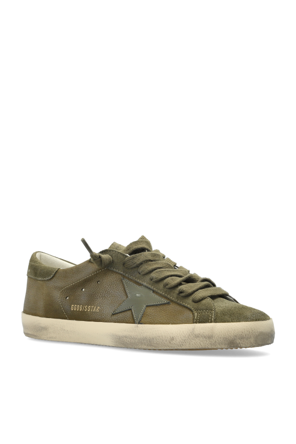 Golden Goose GREEN Super-Star classic sports shoes with list 4