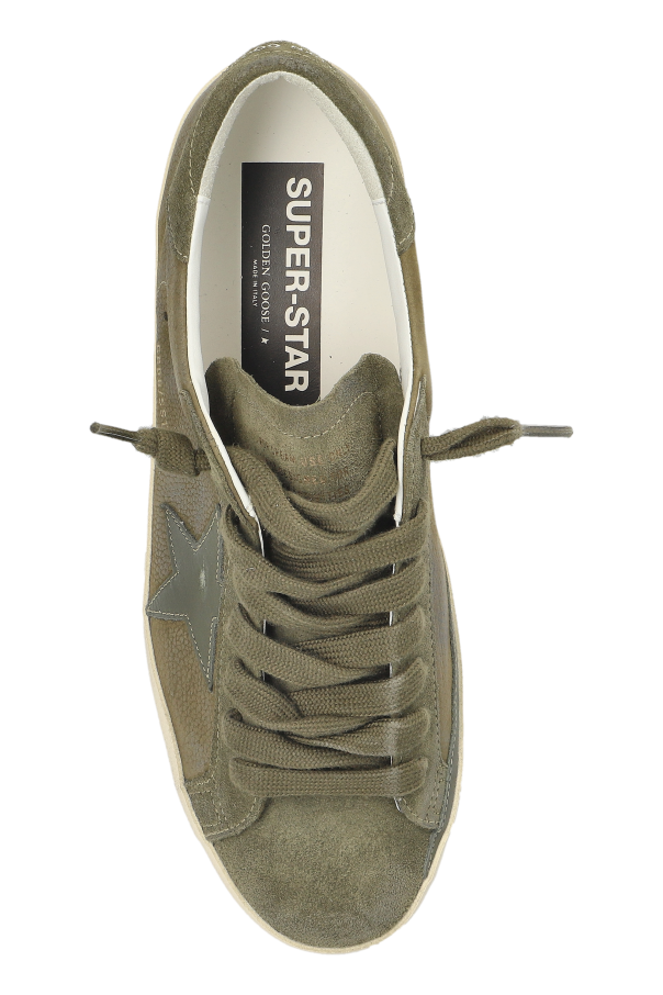 Golden Goose GREEN Super-Star classic sports shoes with list 6