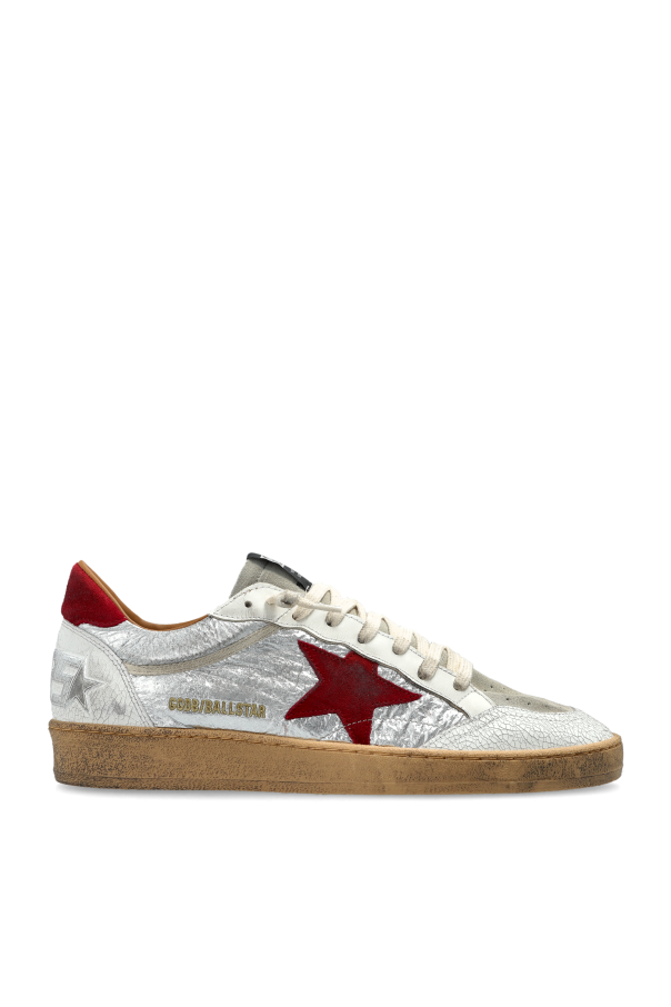 Golden Goose SILVER ‘Ball Star’ sports shoes 1