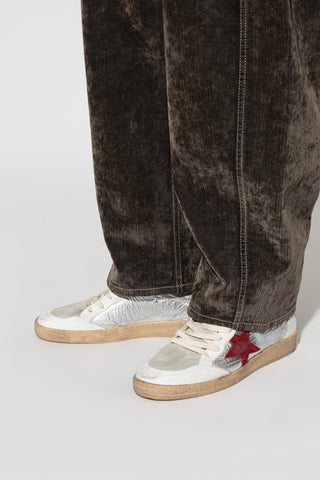 Golden Goose SILVER ‘Ball Star’ sports shoes 2