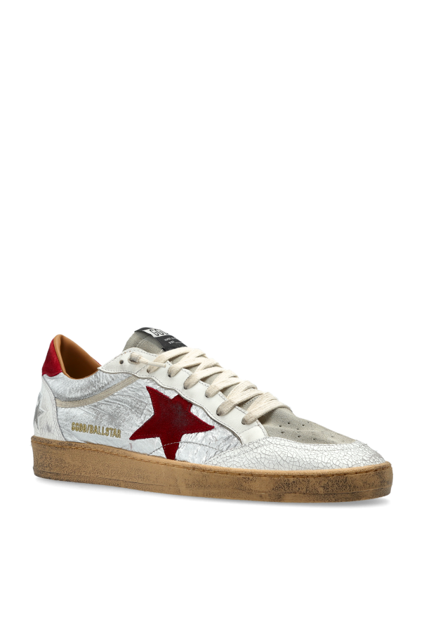 Golden Goose SILVER ‘Ball Star’ sports shoes 4