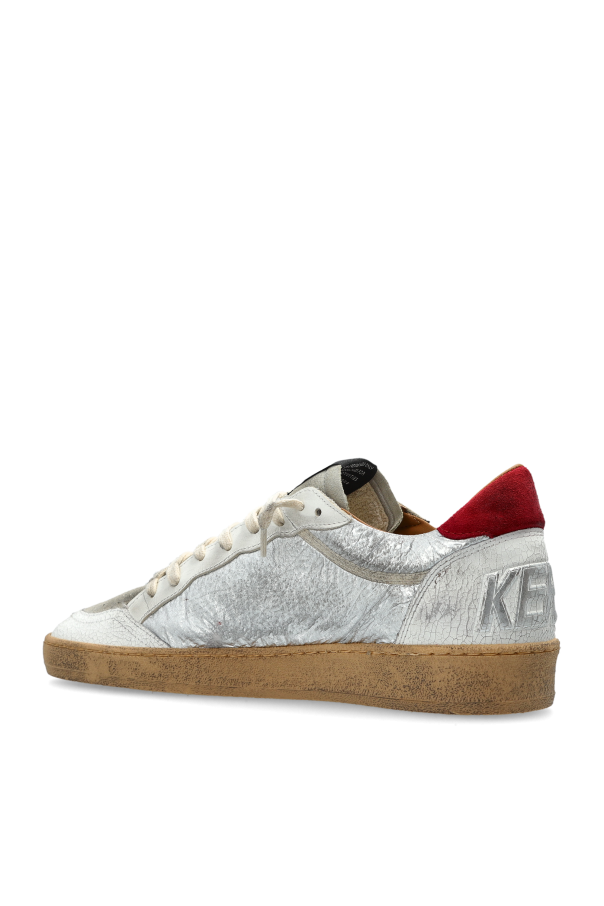 Golden Goose SILVER ‘Ball Star’ sports shoes 5